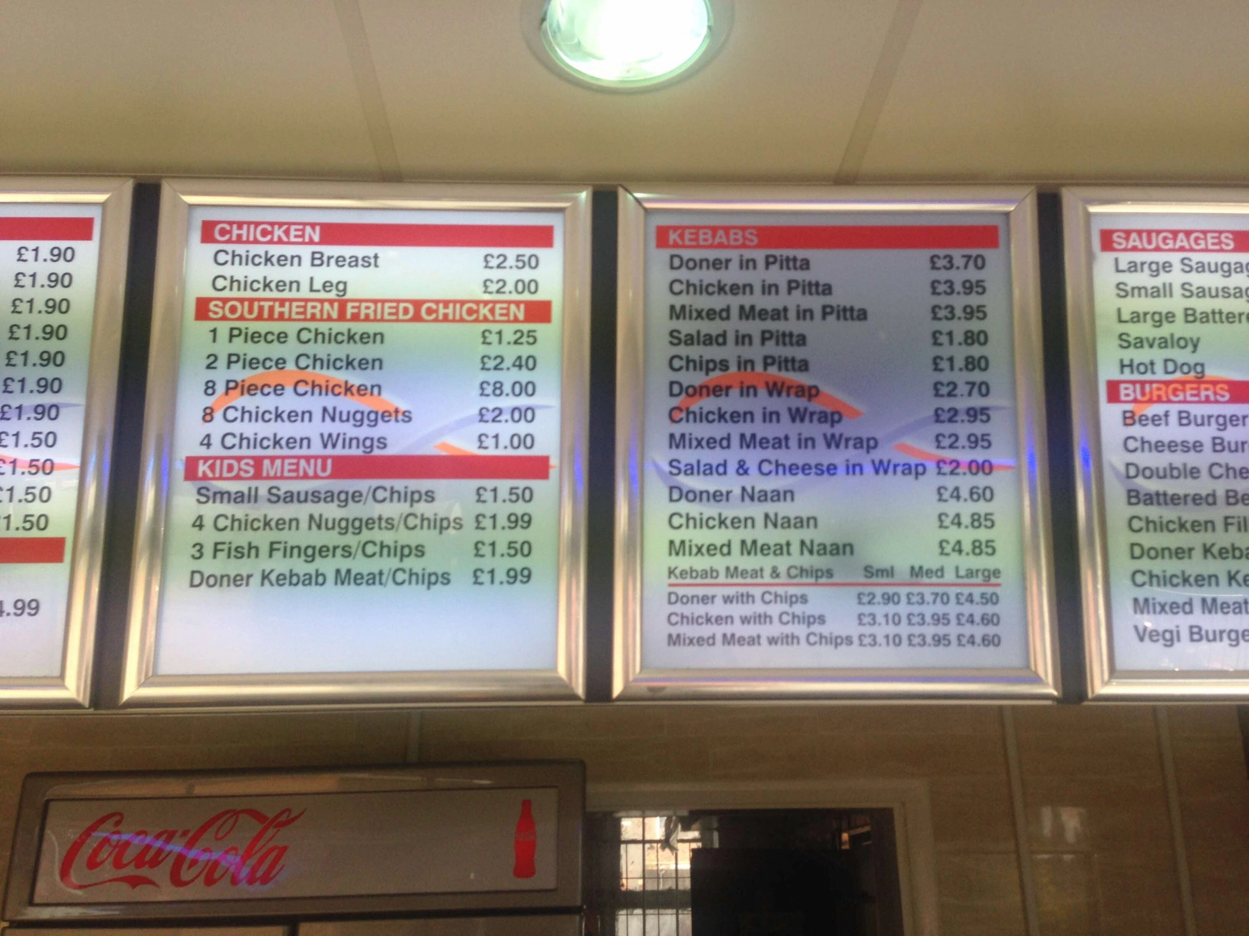 LED Menu by VegaSign